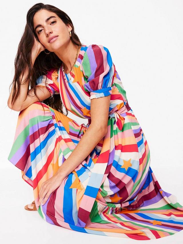 

Платье-блузон в звездную полоску Boden, Multi