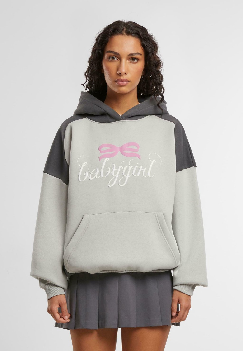 

Толстовка BABYGIRL con cappuccio FELICIOUS, серый