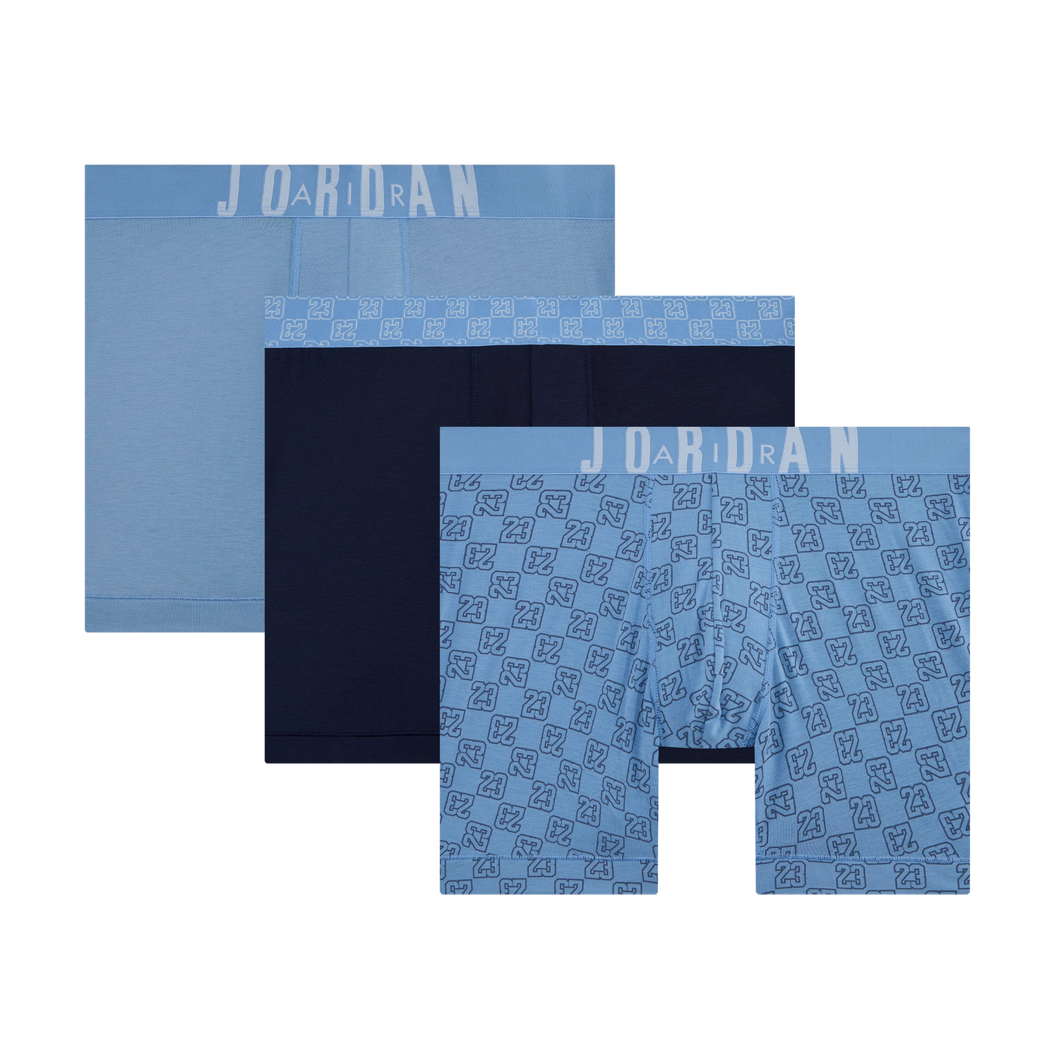 23 монограммные боксеры упаковка из трех штук Jordan, Chambray Color-3 Pack