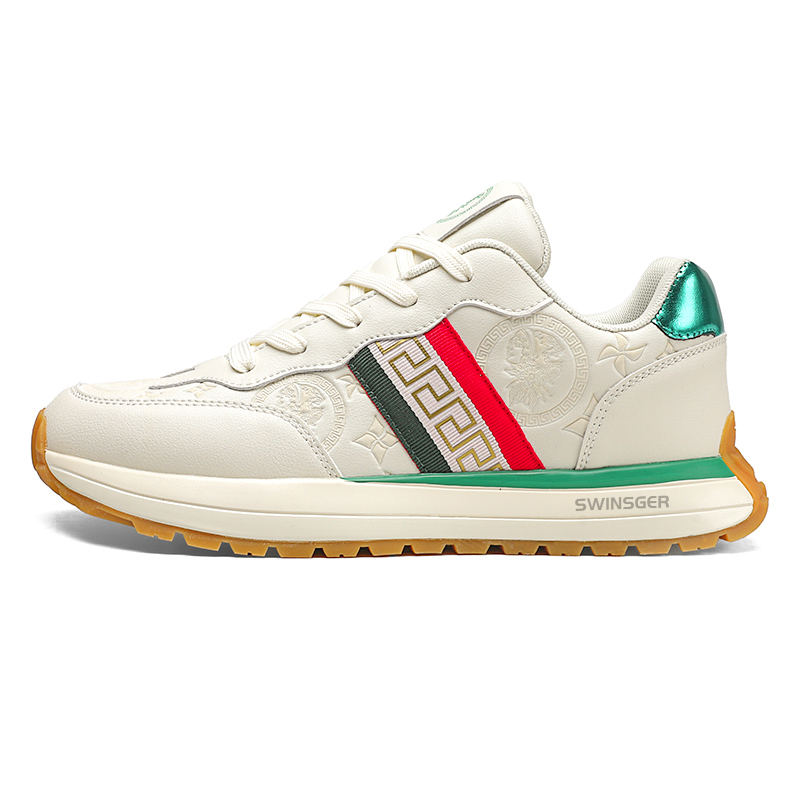 

Swinsger Удобные нескользящие износостойкие низкие повседневные туфли унисекс бежевые, цвет Beige