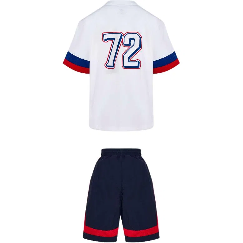 Спортивный костюм Casual Sportswear BASKETBALL TRACKSUIT 2 Piece Set Kids' Adidas Originals, White/Legend Ink — фото 3
