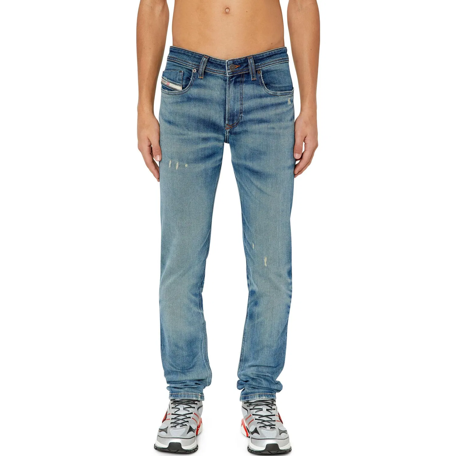 Джинсы Men's Blue Moderate DIESEL — фото 2