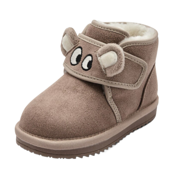 

ACCOMPANY GROWTH Cushioning, Wear Resistant Mid top Toddler Shoes Infant And Toddler BALABALA, camel 50101