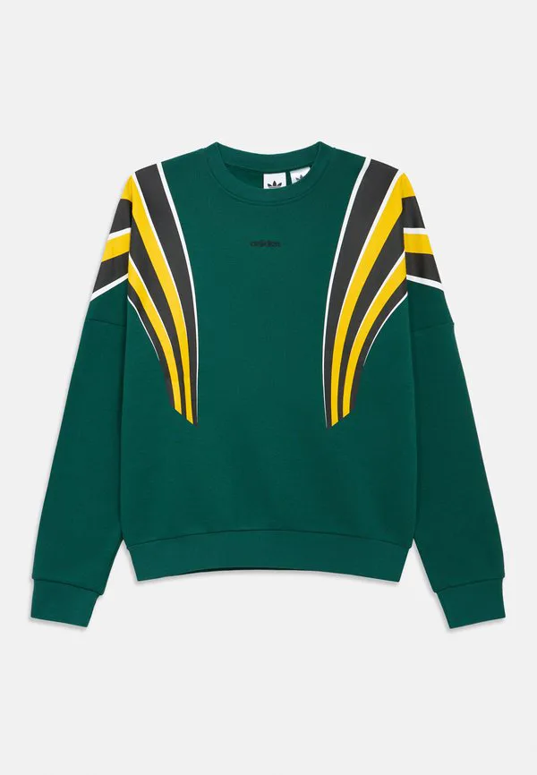 Свободная толстовка унисекс с рукавами «летучая мышь» от santiago Adidas Originals, Collegiate Green/Black
