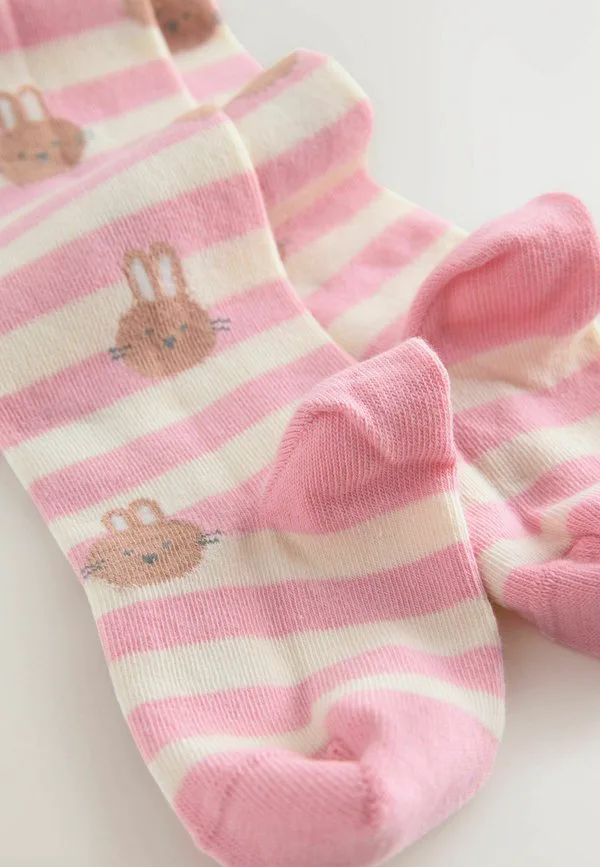 Колготки с изображением богатого кролика Next, Pink Cream — фото 3