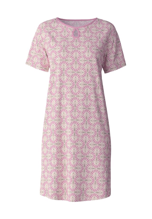 

Сладкие сны пижамная рубашка хлопок Calida, цвет 262 cherry blosso