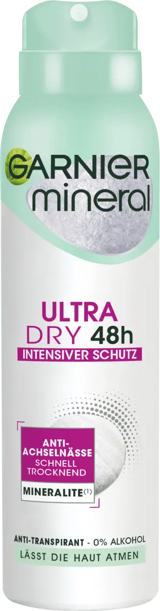 

Антитранспирант Деоспрей Mineral Ultra Dry 48ч 1500мл Garnier