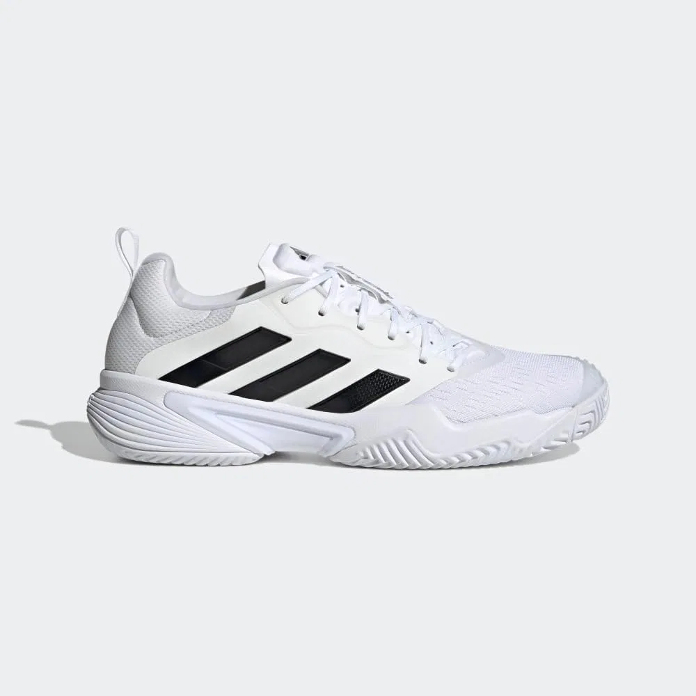 Кроссовки теннисные Adidas Barricade Clay, White/Core Black/Matte Silver — фото 3