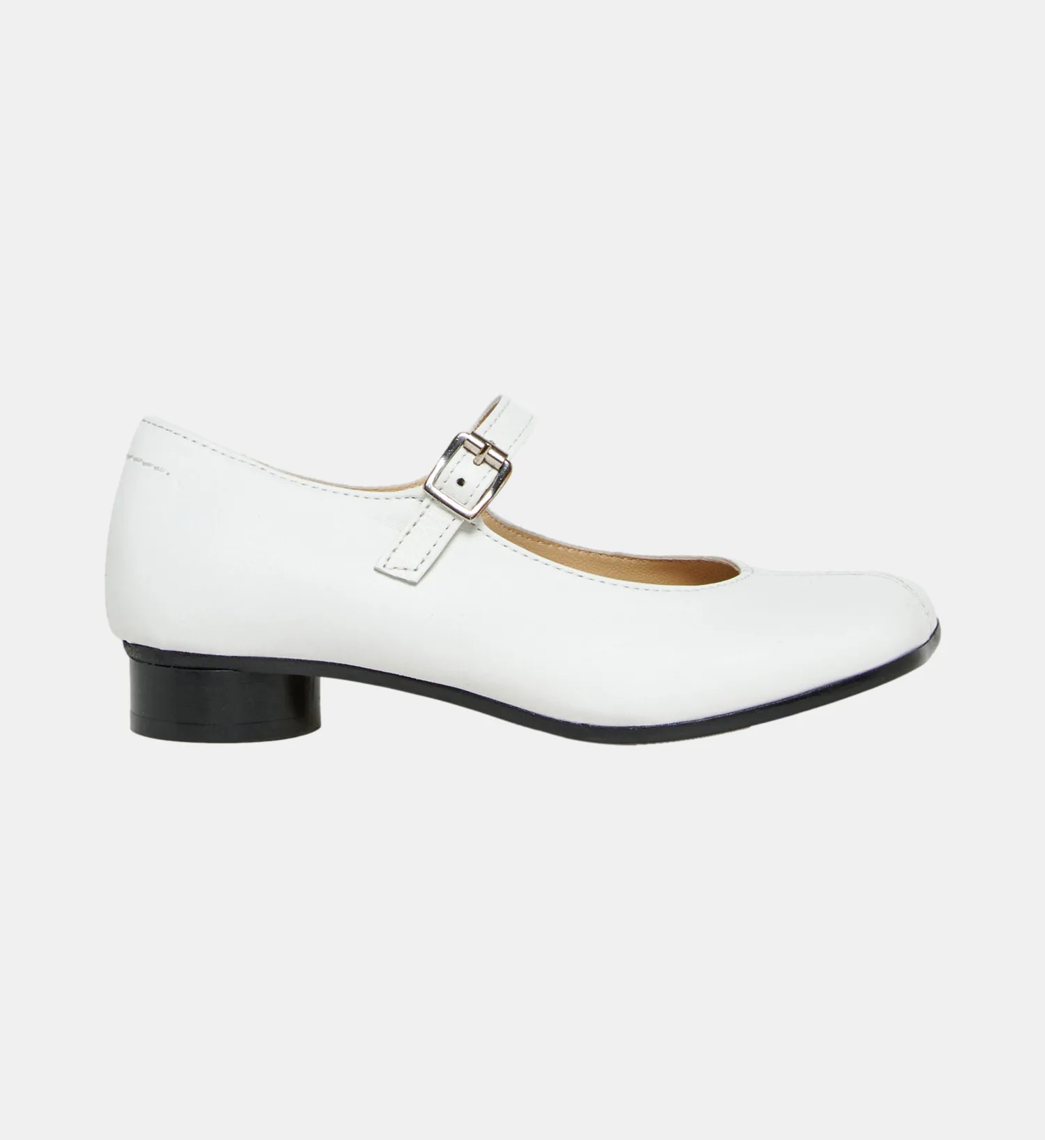 Туфли Мэри Джейн с анатомическим носком MM6 Maison Margiela, белый