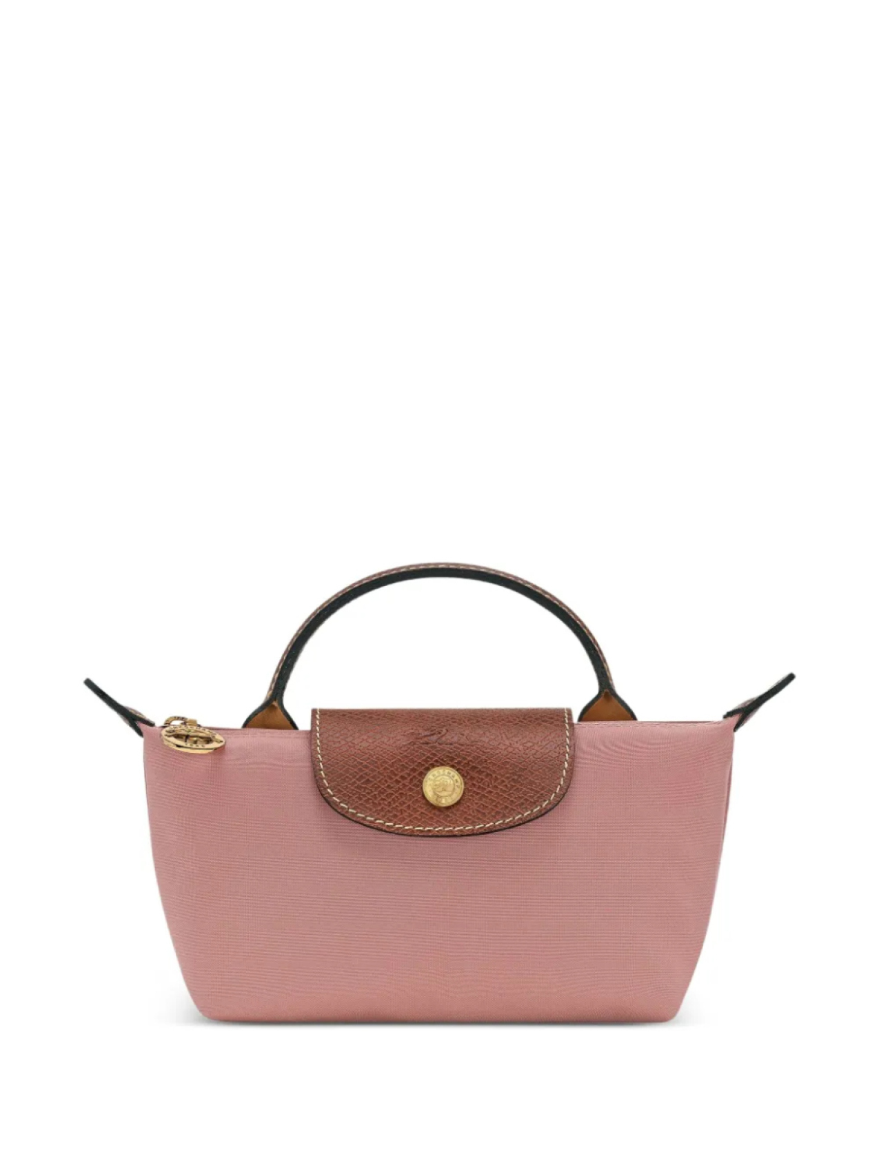 

Longchamp двухцветная сумка-тоут, розовый