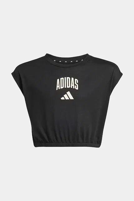 Топ с коротким рукавом Adidas, черный — фото 2