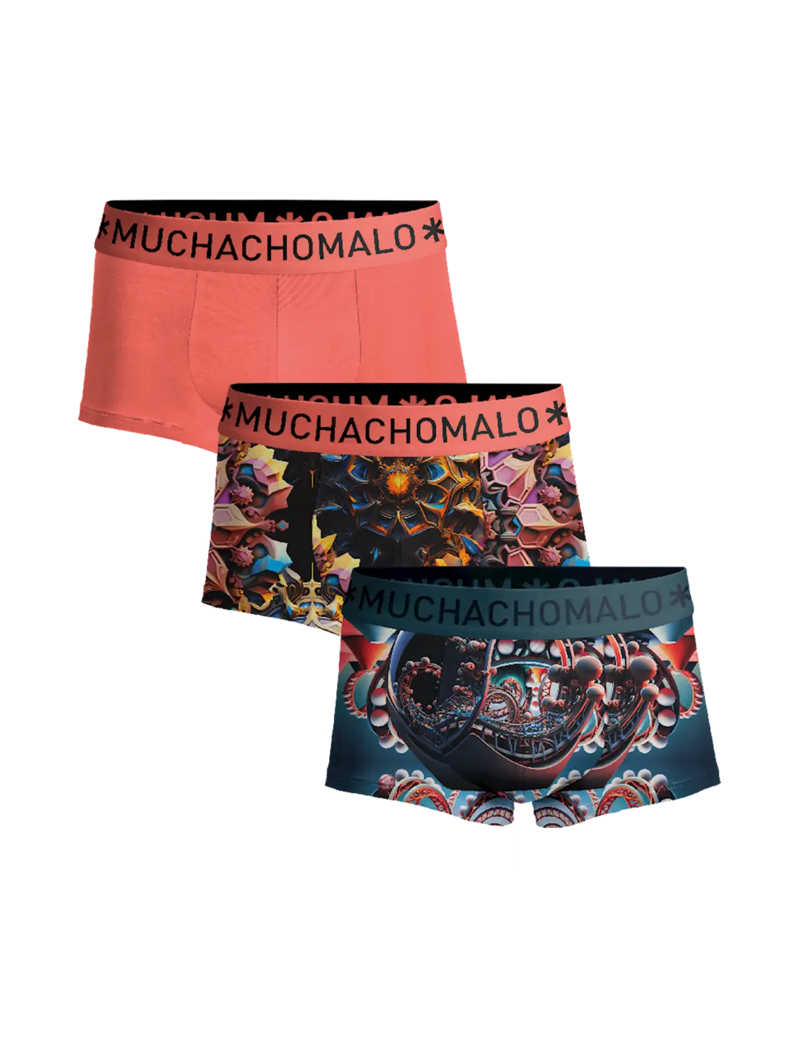 

Боксеры 3 шт трусы Muchachomalo, мультиколор