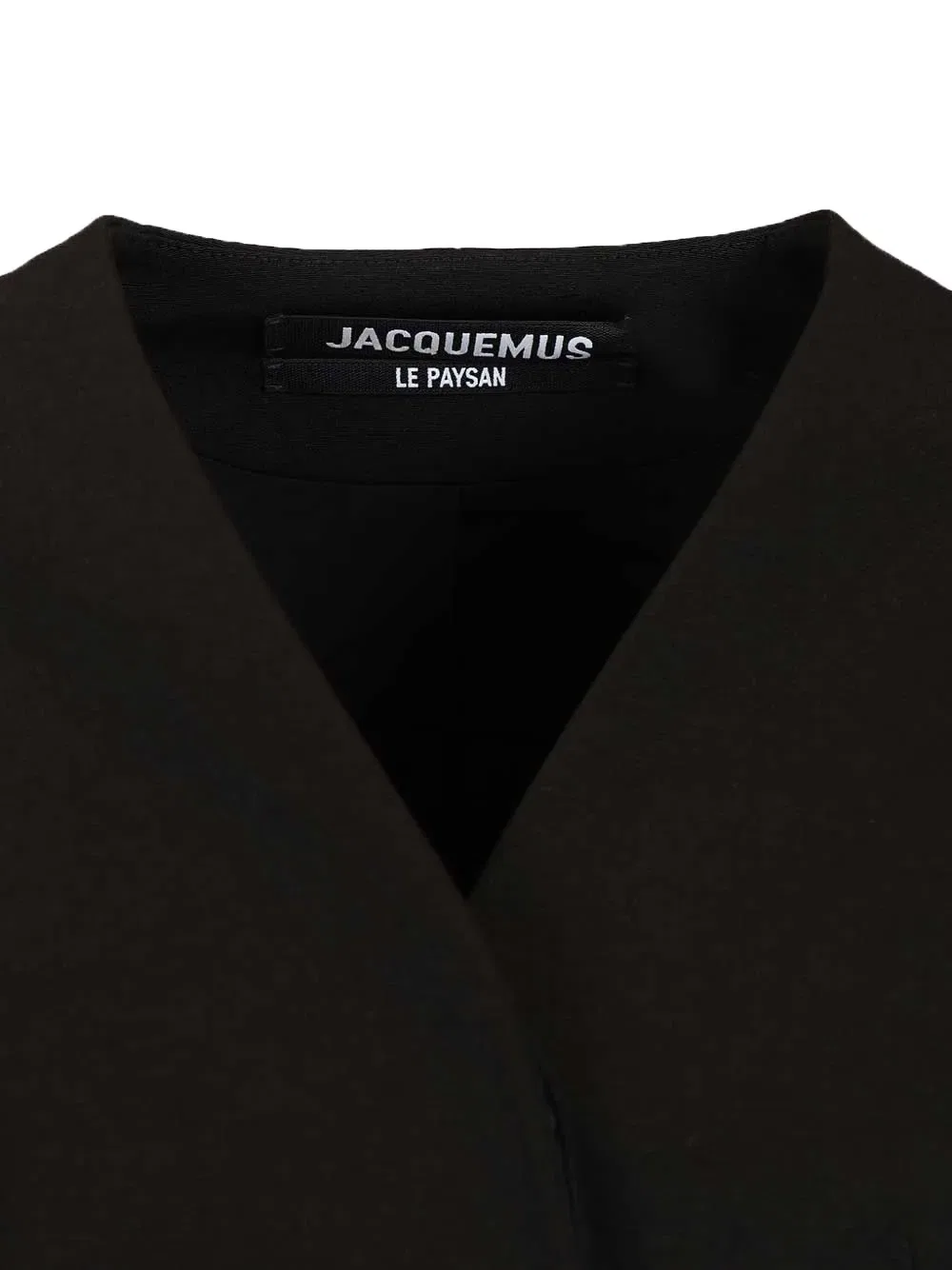 Жакет с рукавами-колоколами в стиле пайсан Jacquemus, черный — фото 4