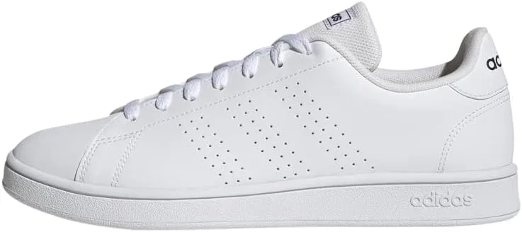 Теннисные кроссовки Adidas Unisex Advantage, Cloud White Cloud White Shadow Navy