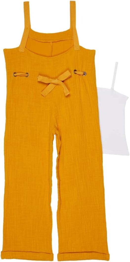 

Детский набор TRUCE Overalls with Tank, желтый