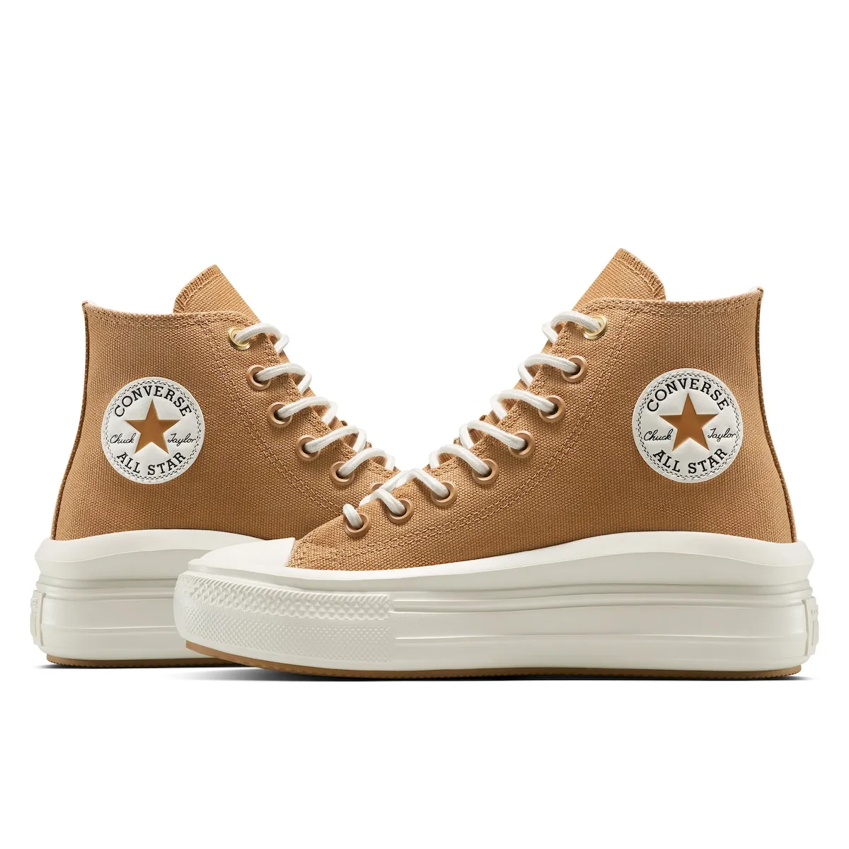 Женские повседневные кеды Chuck Taylor All Star Move Crafted Color Converse, коричневый — фото 3