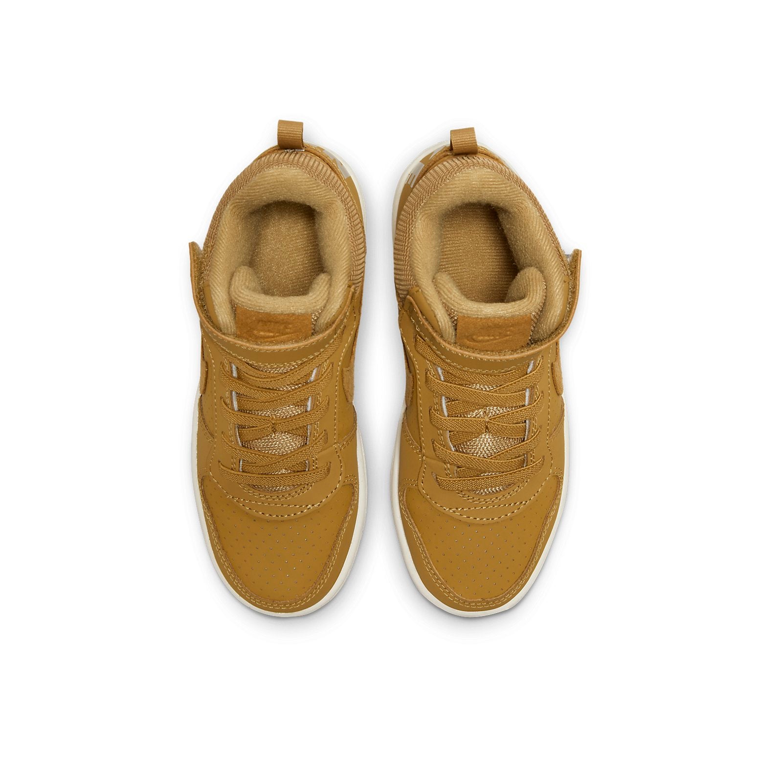 Кеды (PS) Nike Court Borough Mid-Top Sneakers Yellow 870026-701 — фото 4