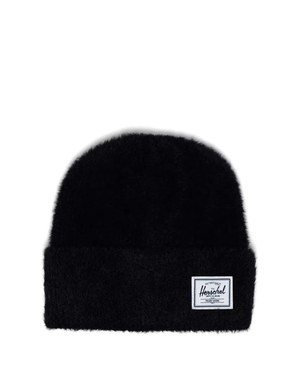 

Женская шапка в мягком мохере черного цвета Herschel, чёрный