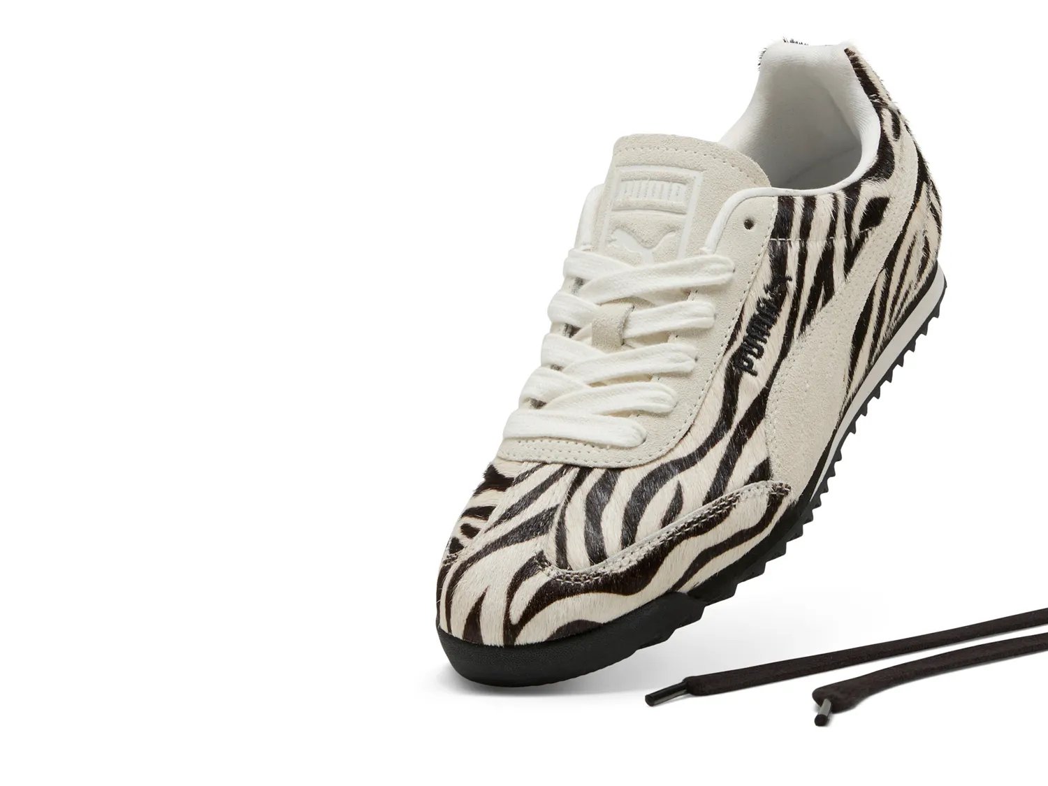 Кроссовки Puma Arizona Sneaker - Women's, Black/White Zebra Print Calf Hair Leather — фото 4