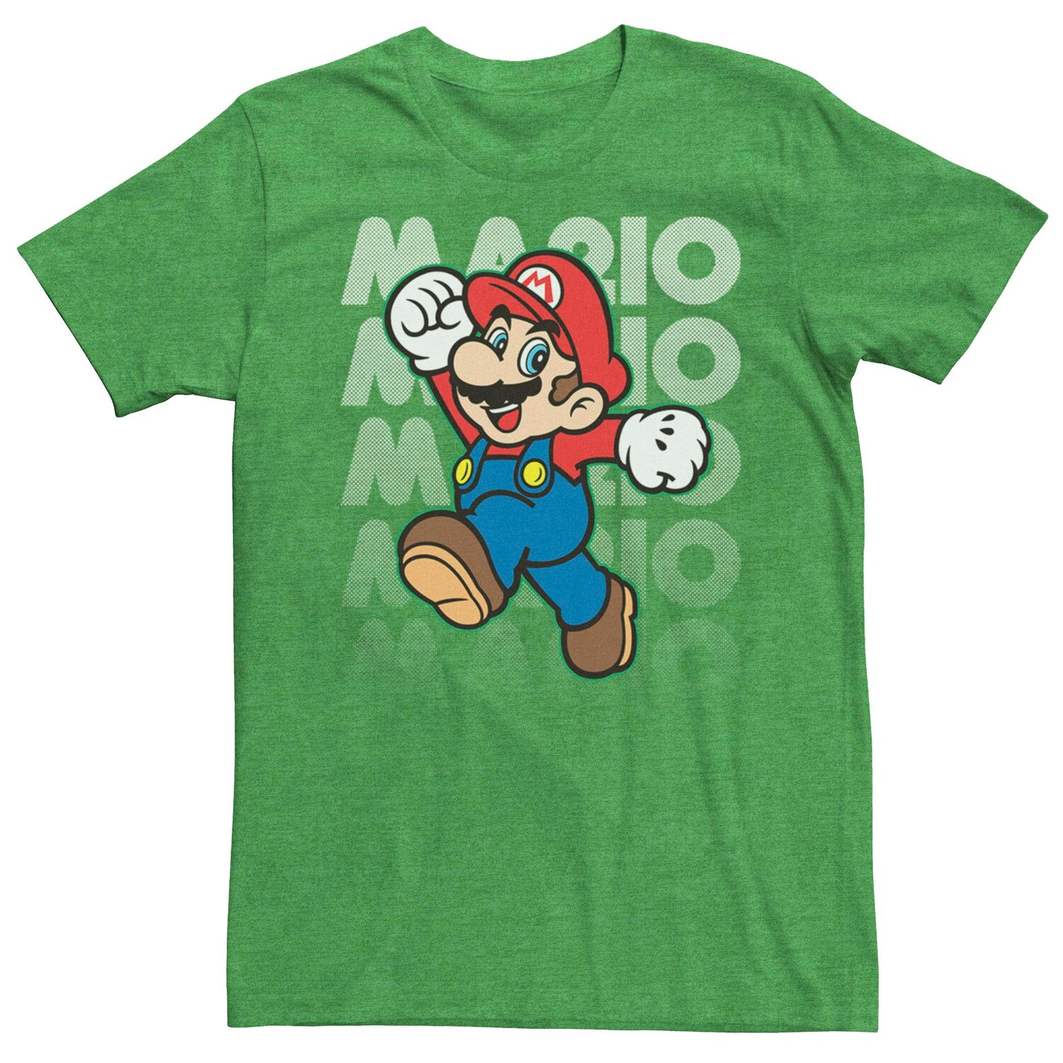 

Мужская футболка с выцветшим логотипом Nintendo Super Mario Licensed Character