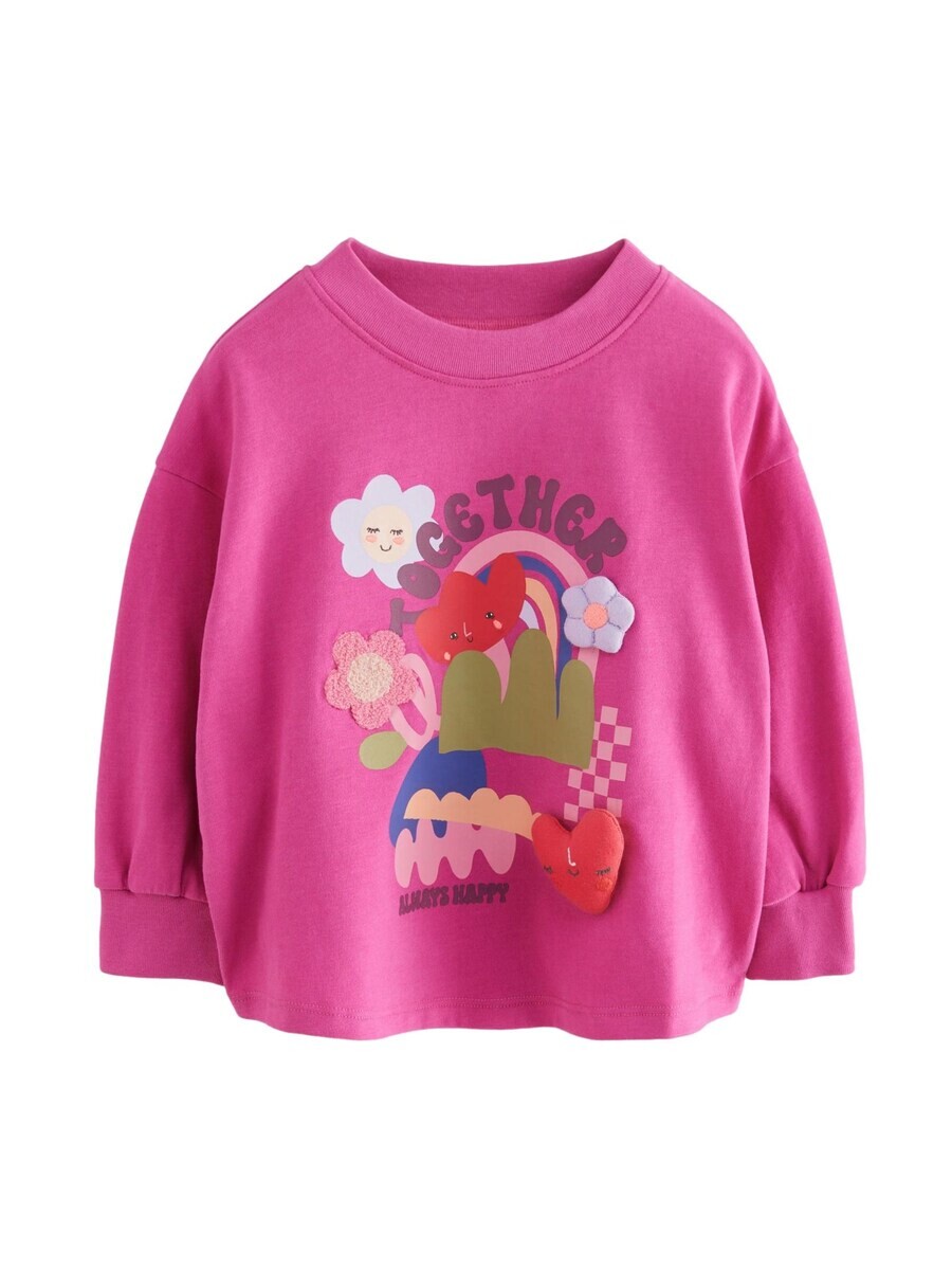 

Лонгслив Next Shirt, цвет dark pink