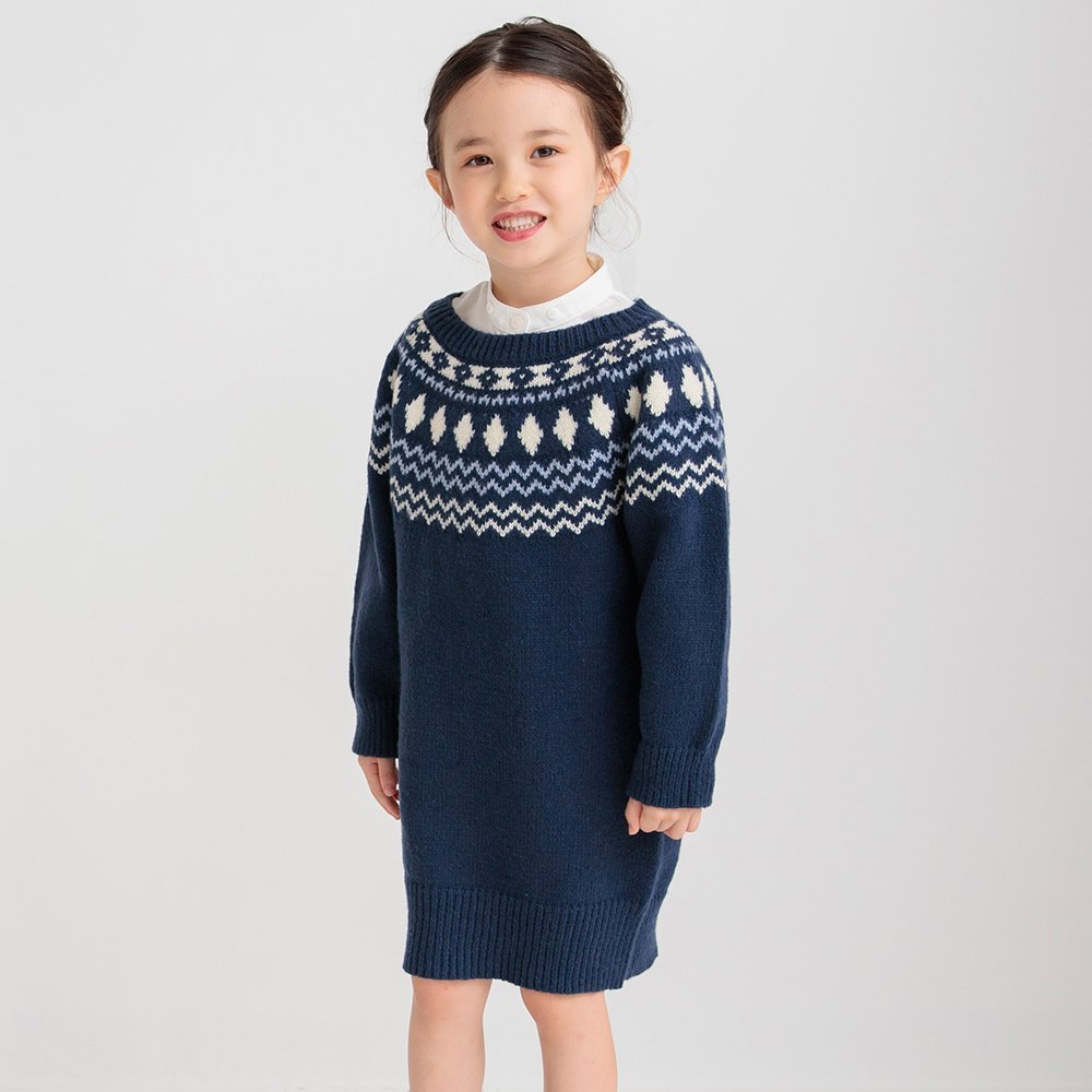 Вязаное платье Branshes, Navy blue