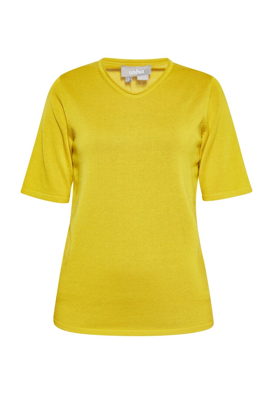 

Тонкий вязаный свитер Usha Sweater, цвет limone