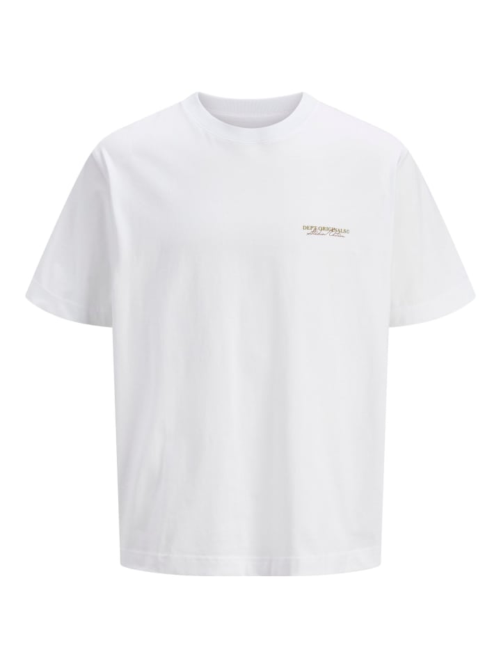 

Футболка JACK & JONES PLUS, ярко-белый