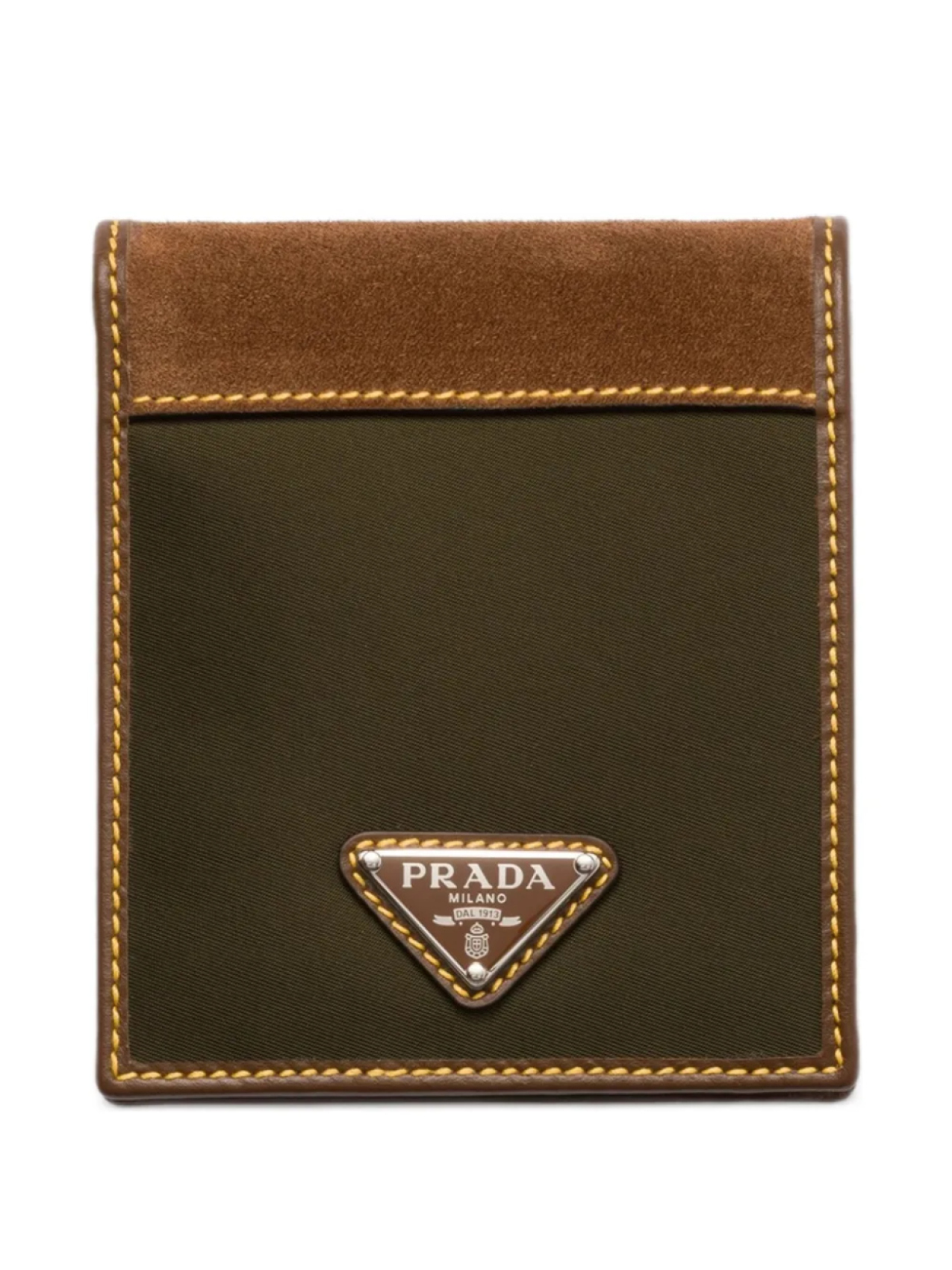 

Prada кошелек Re-Nylon, зеленый