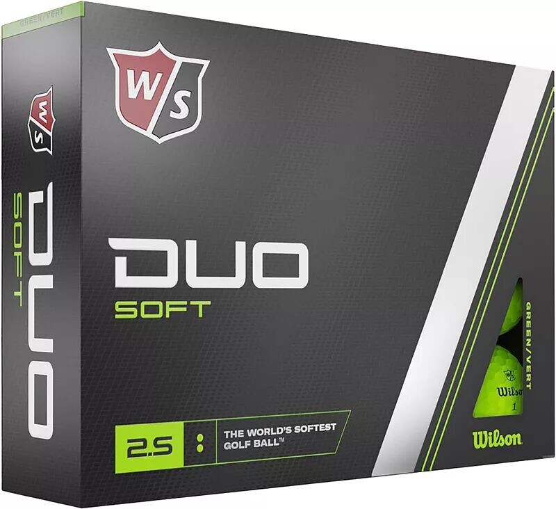 

Мячи для гольфа Wilson Staff 2023 Duo Soft, зеленый