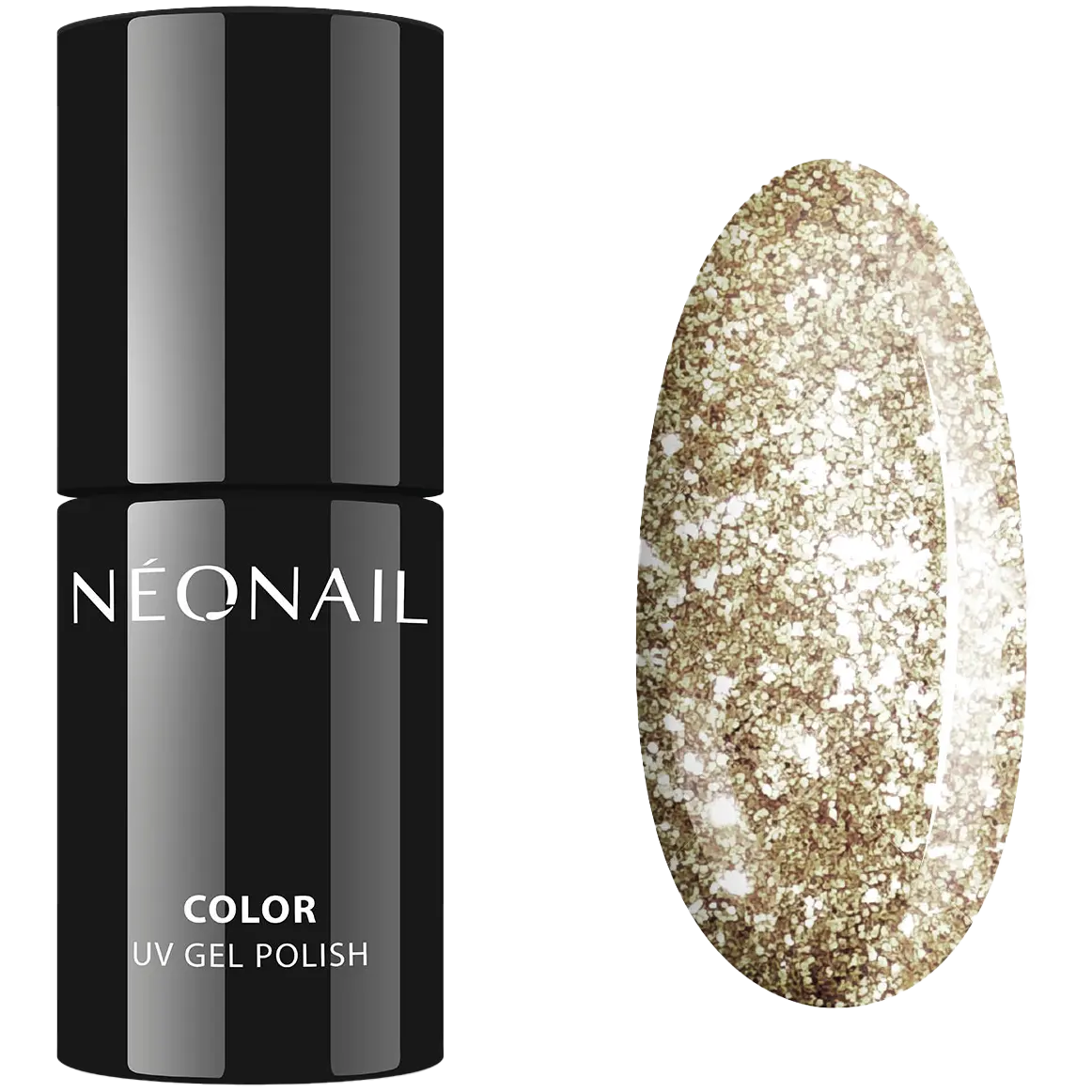

Гибридный лак для ногтей сверкающий kiss Neonail, 7,2 мл
