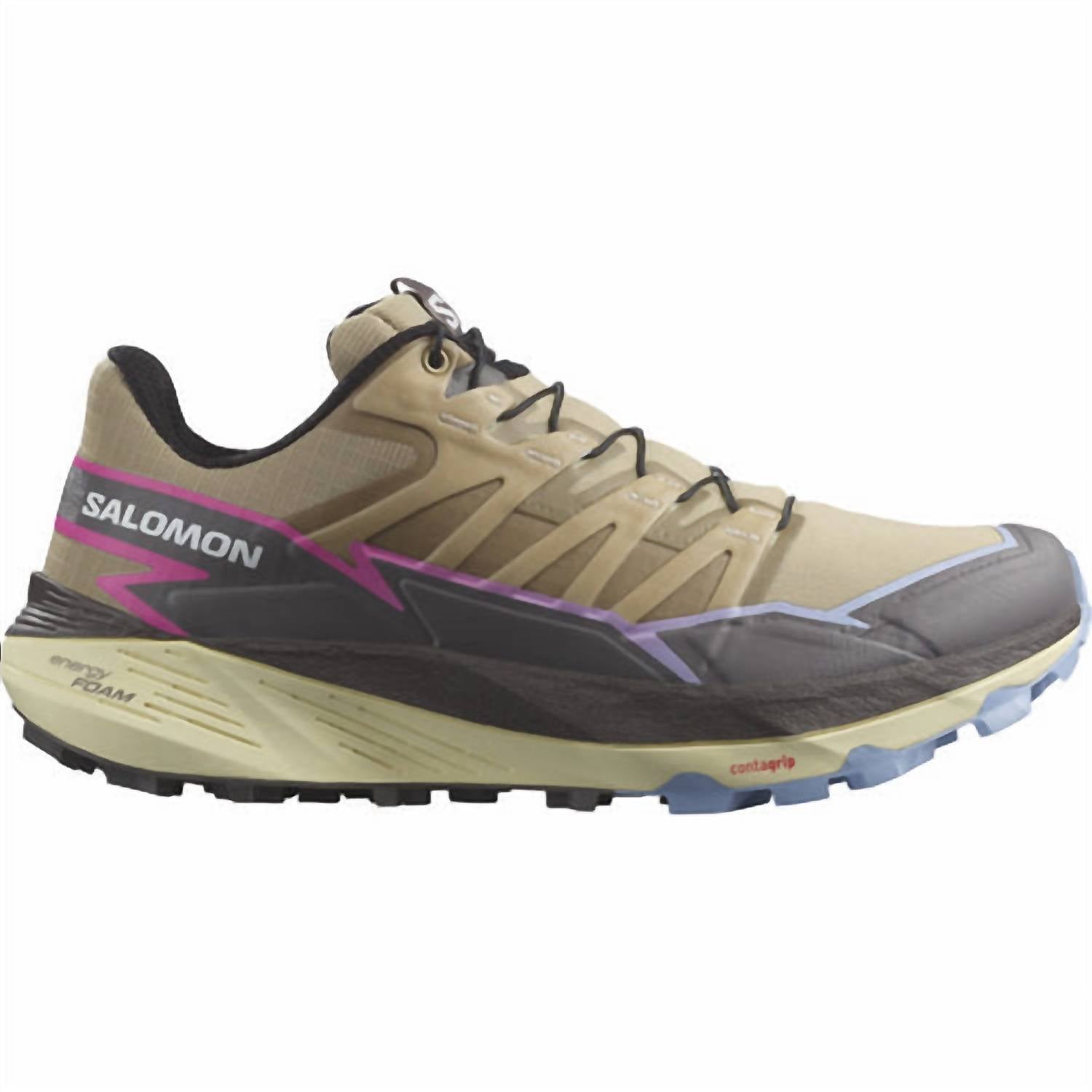 Женские трейловые кроссовки Thundercross SALOMON, зеленый/синий — фото 3