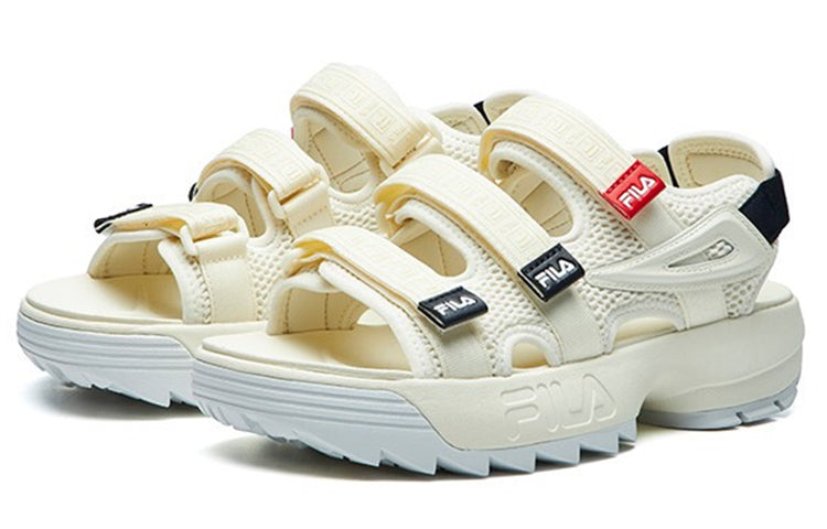 Сандалии (WMNS) Fila Fusion Sandals 'Snowy White', белый — фото 3