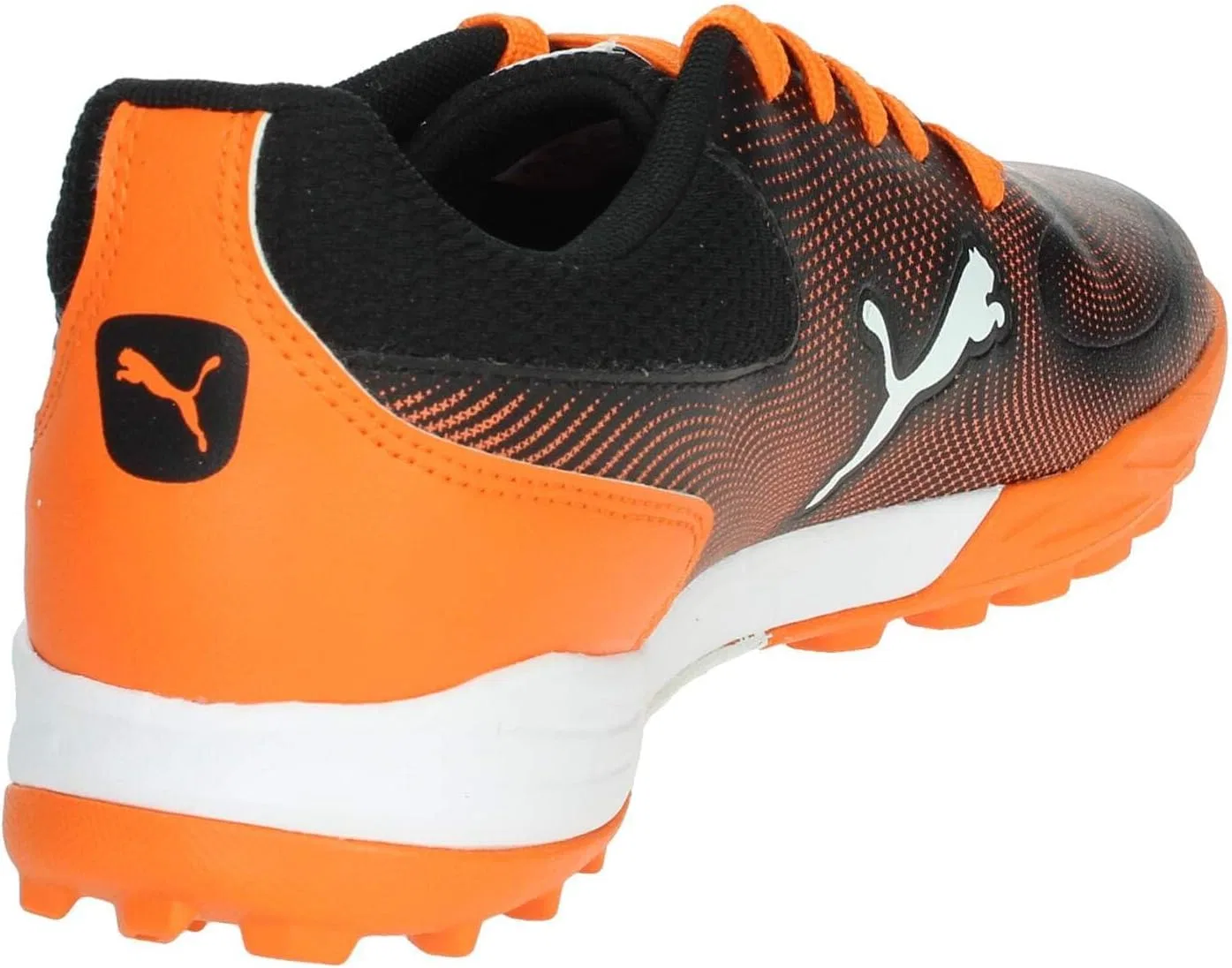 Кроссовки Puma Pressing IV TT, 04 Black Rickie Orange White — фото 3