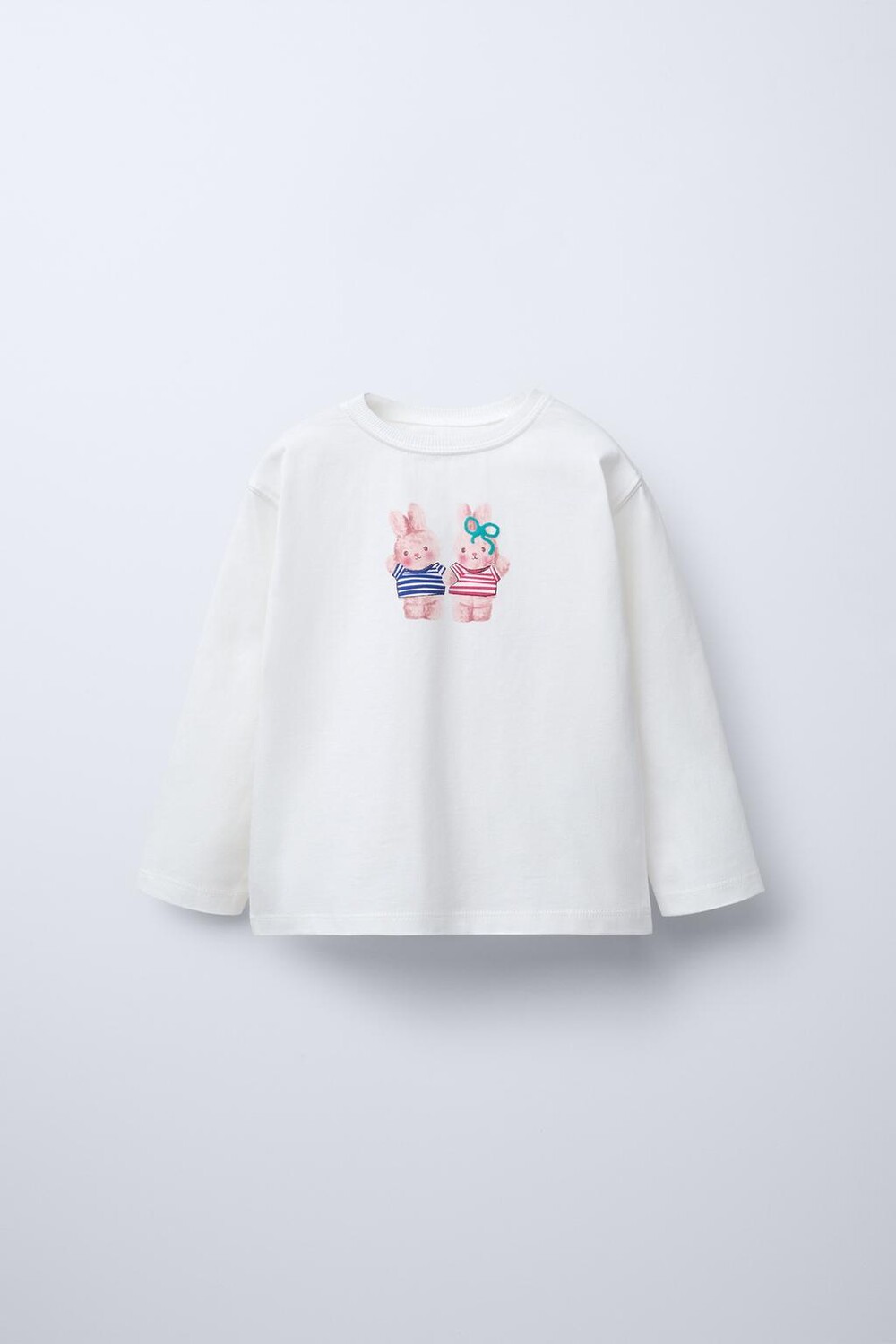 

Футболка с рельефным принтом ZARA, фуксия