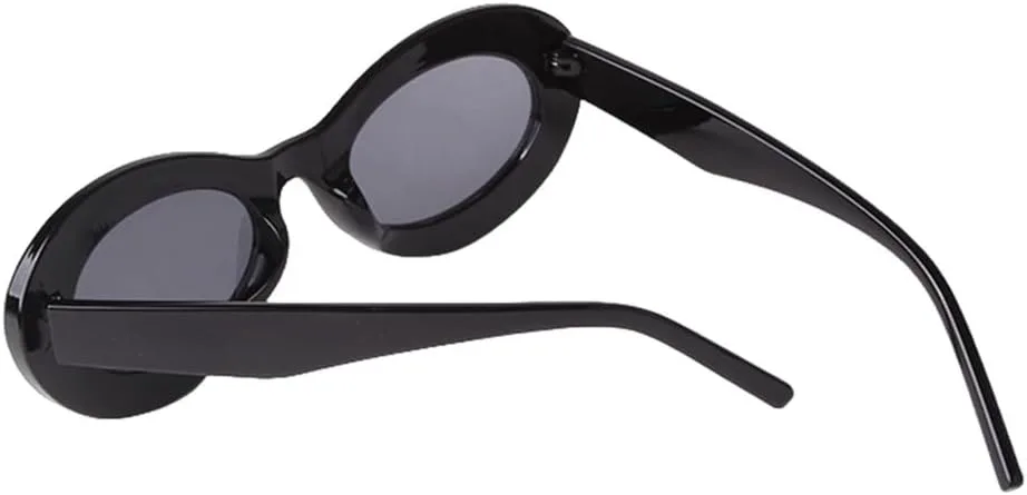 

Тренд 2027 года: маленькие овальные солнцезащитные очки для женщин в ретро-оправе, коричневые линзы, тонированные очки, женская защита от УФ-излучения UV400 MTZJH, C3