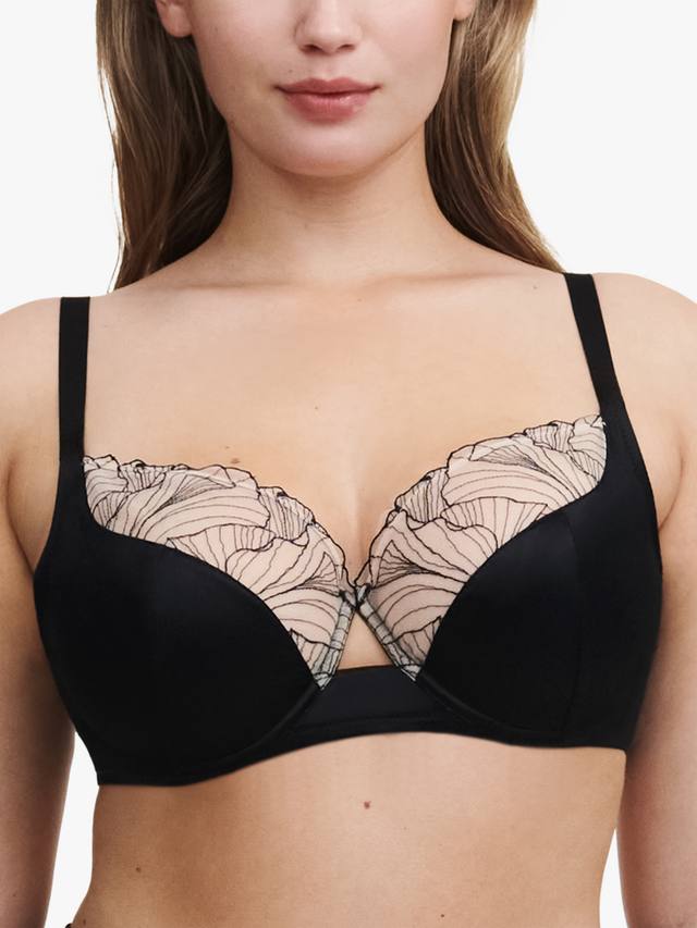 

Бюстгальтер Tattoo Love с полными чашками и косточками Chantelle, Black/Golden Beige