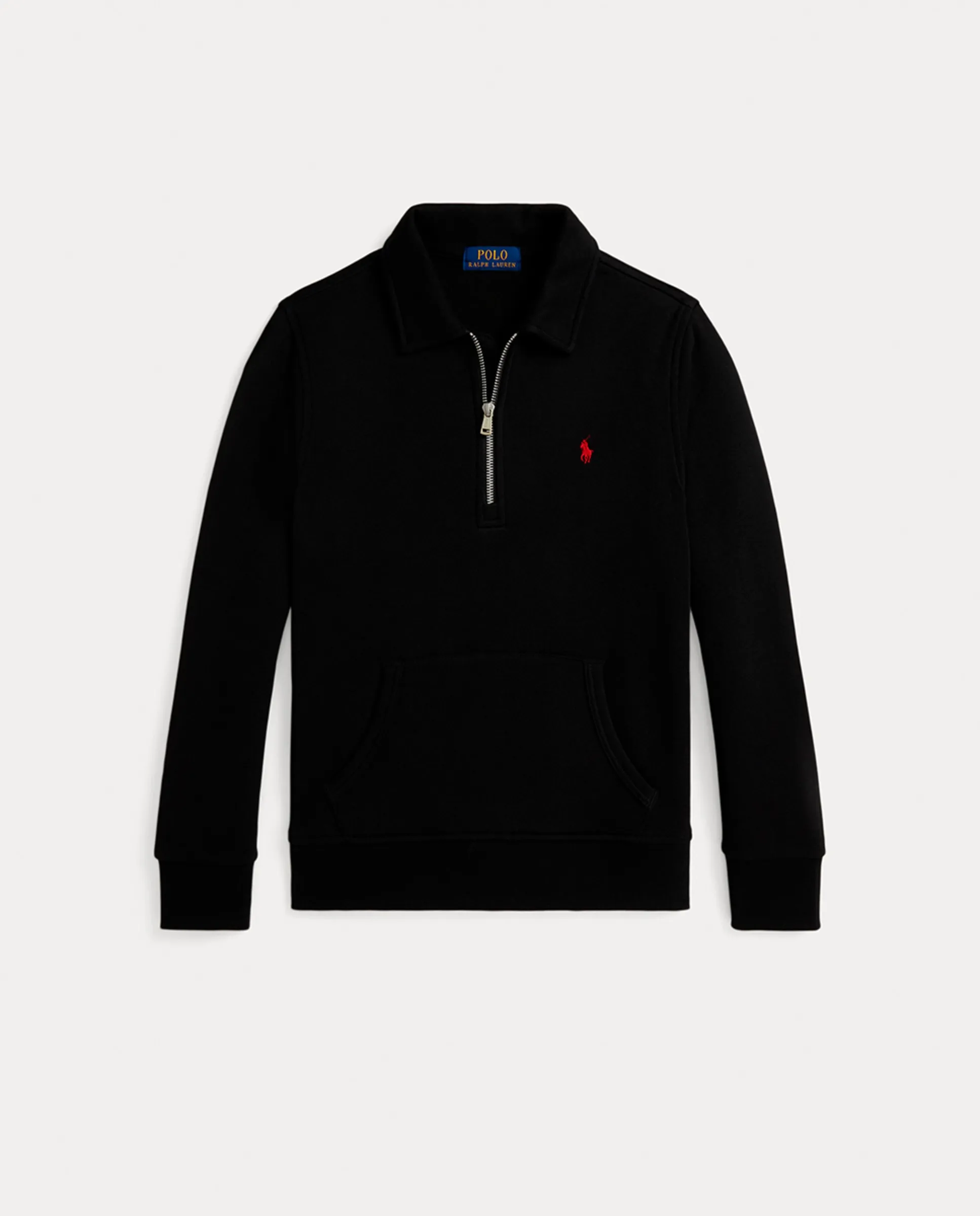 

Детская флисовая толстовка на молнии Polo Ralph Lauren, черный