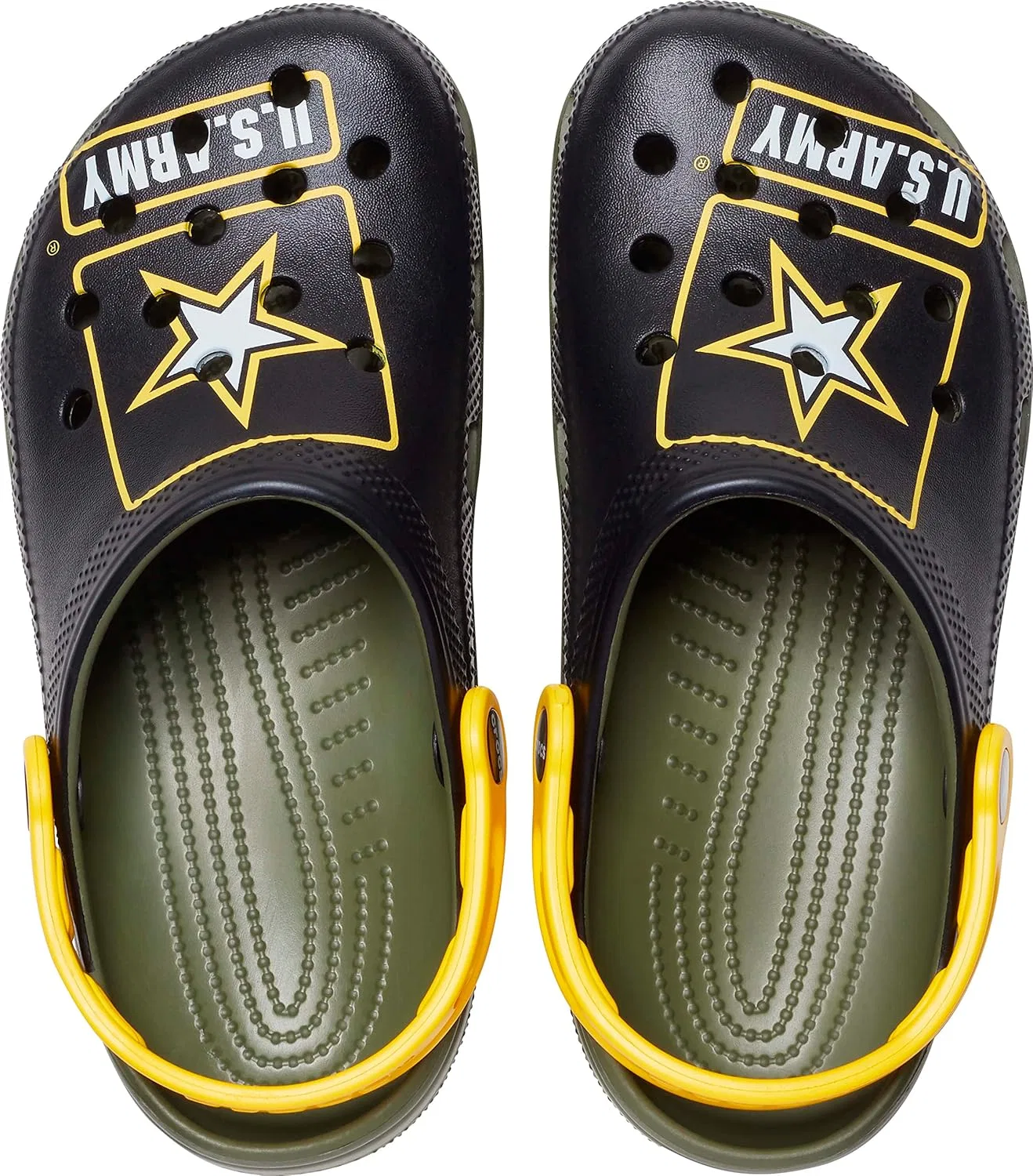 Мужские сабо Crocs Classic, армейский — фото 4