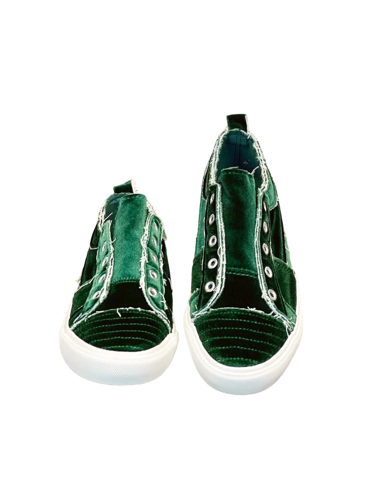 Женские кроссовки Babalu из зеленого бархата Corkys Footwear — фото 2