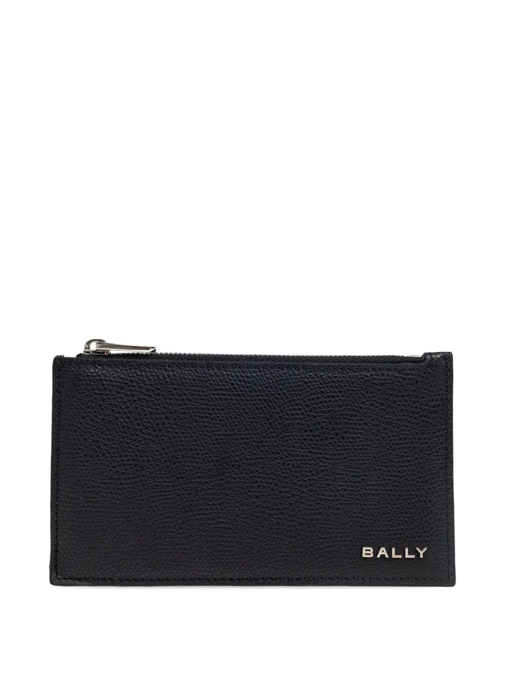 

Кожаный кардхолдер на молнии Bally, черный