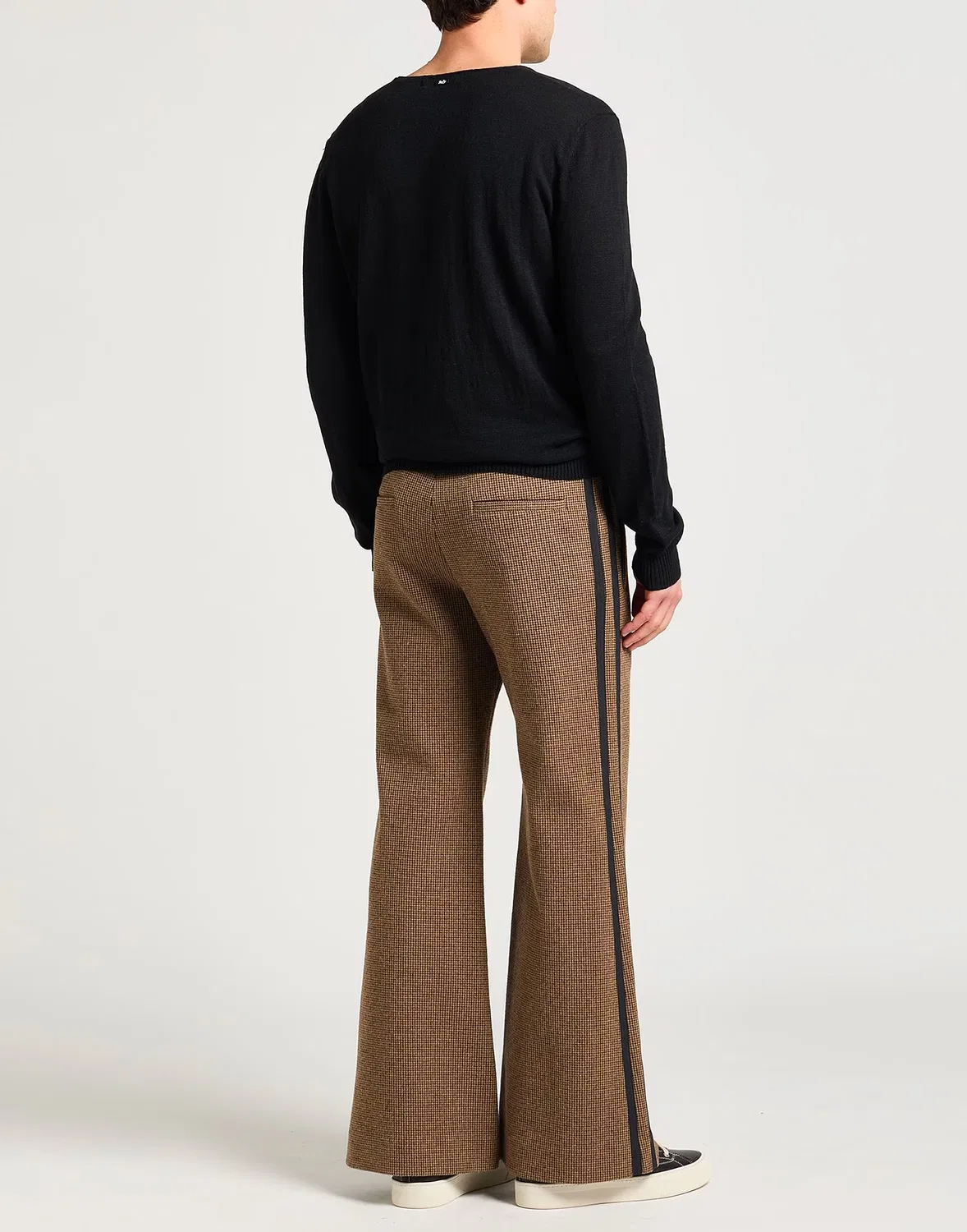 Брюки фланелевые Balmain Camel — фото 3