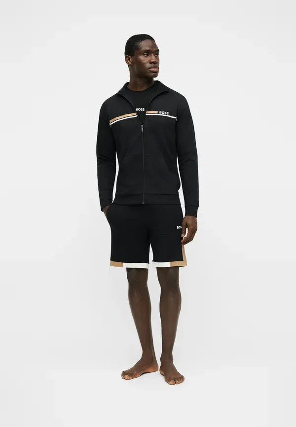 Куртка-худи на молнии Boss, черный — фото 2