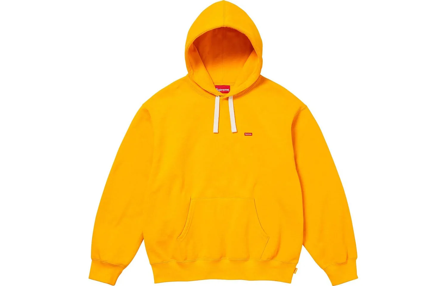 Толстовка с капюшоном на шнурке small box Supreme, светло-серый/светло-серый — фото 3