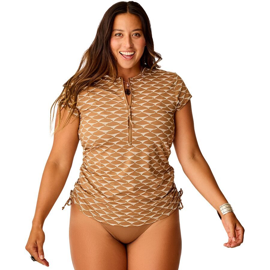 

Женская футболка-рашгард с коротким рукавом Dawson Carve Designs Carve Designs, Dune