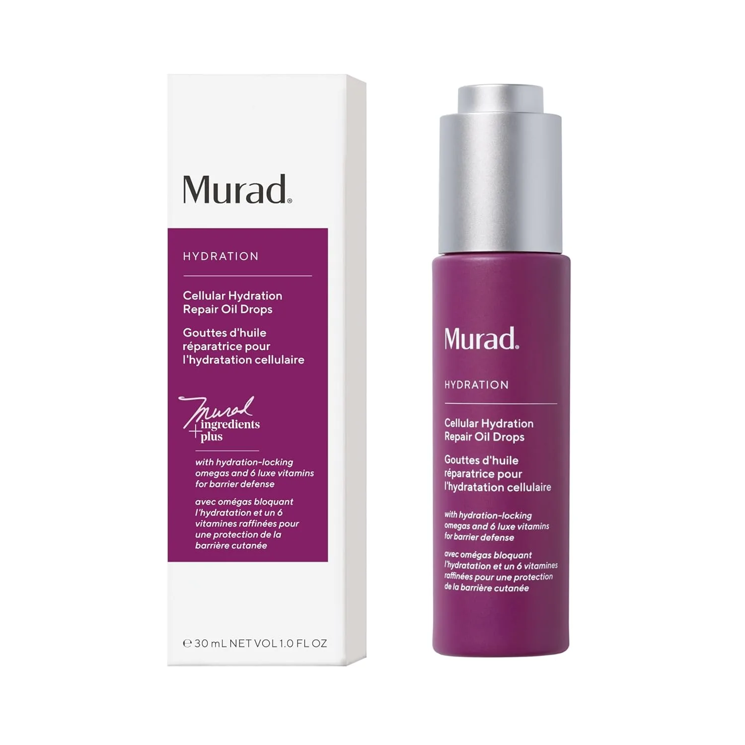 Сыворотка Murad — Увлажняющее Cellular Hydration Repair Oil Drops - для сухой, обезвоженной кожи, 28 г
