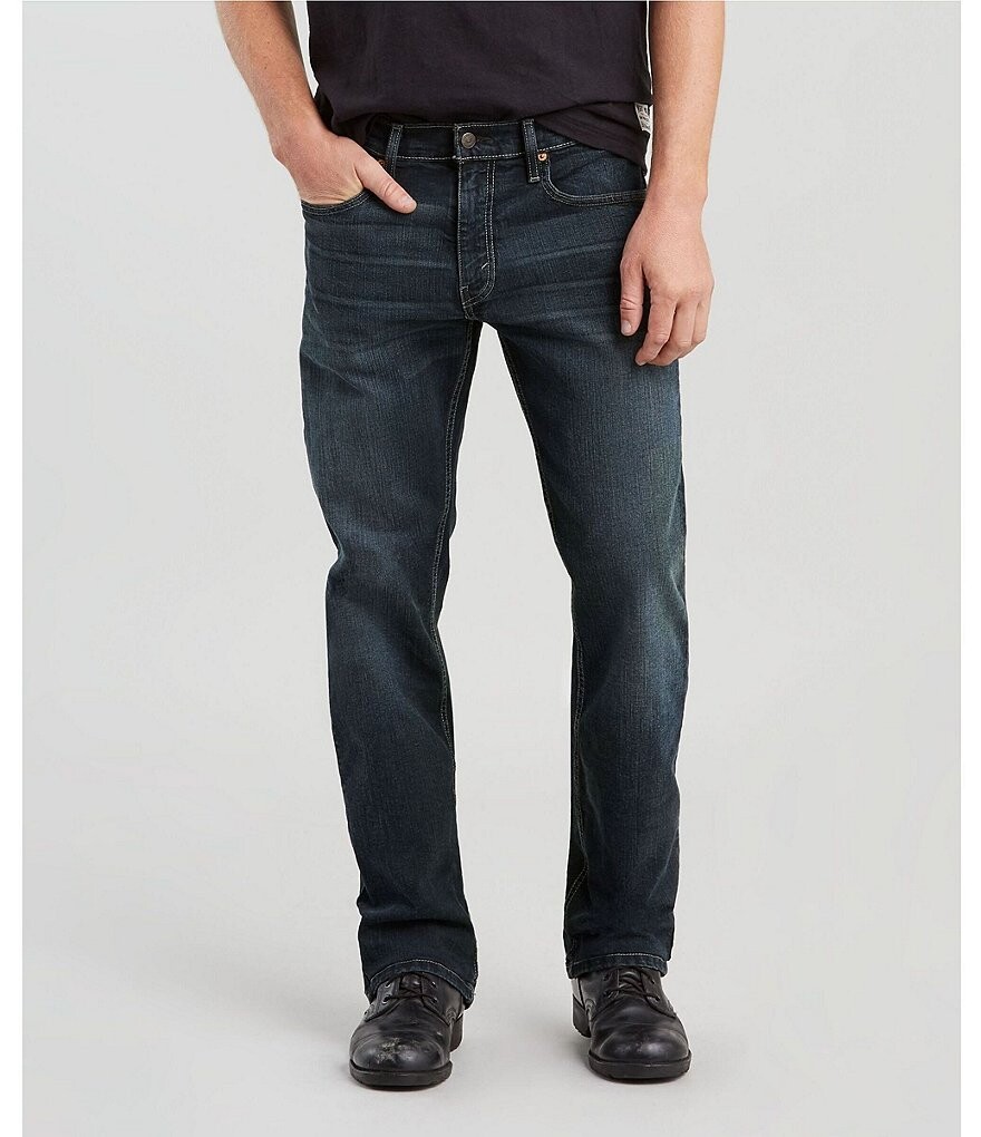 

Свободные прямые эластичные джинсы Levi's 559, синий