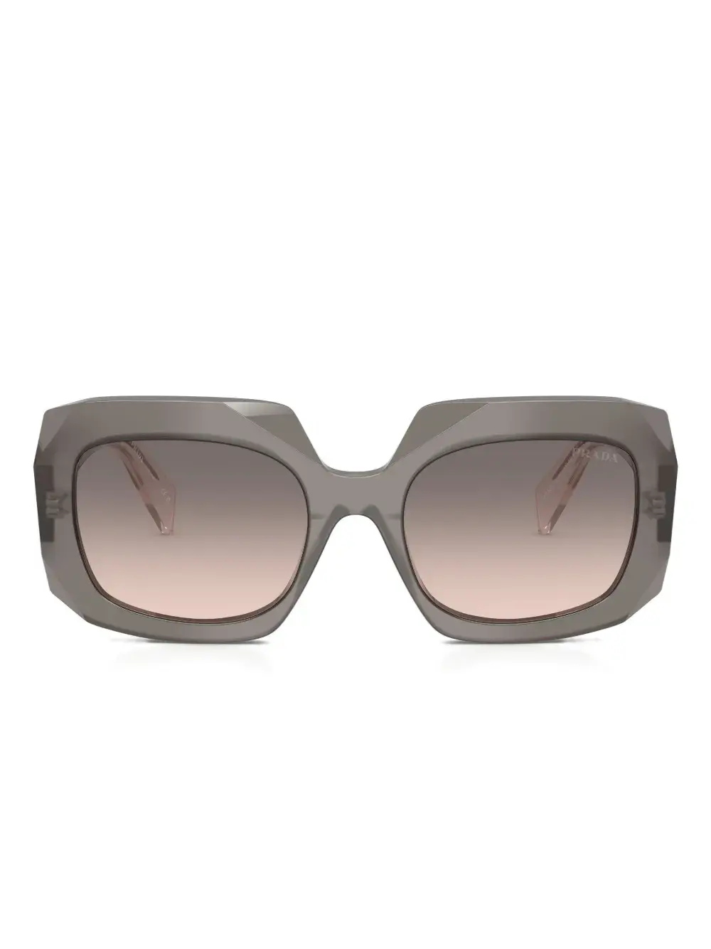 

Солнцезащитные очки с крупной оправой Symbole Prada, серый