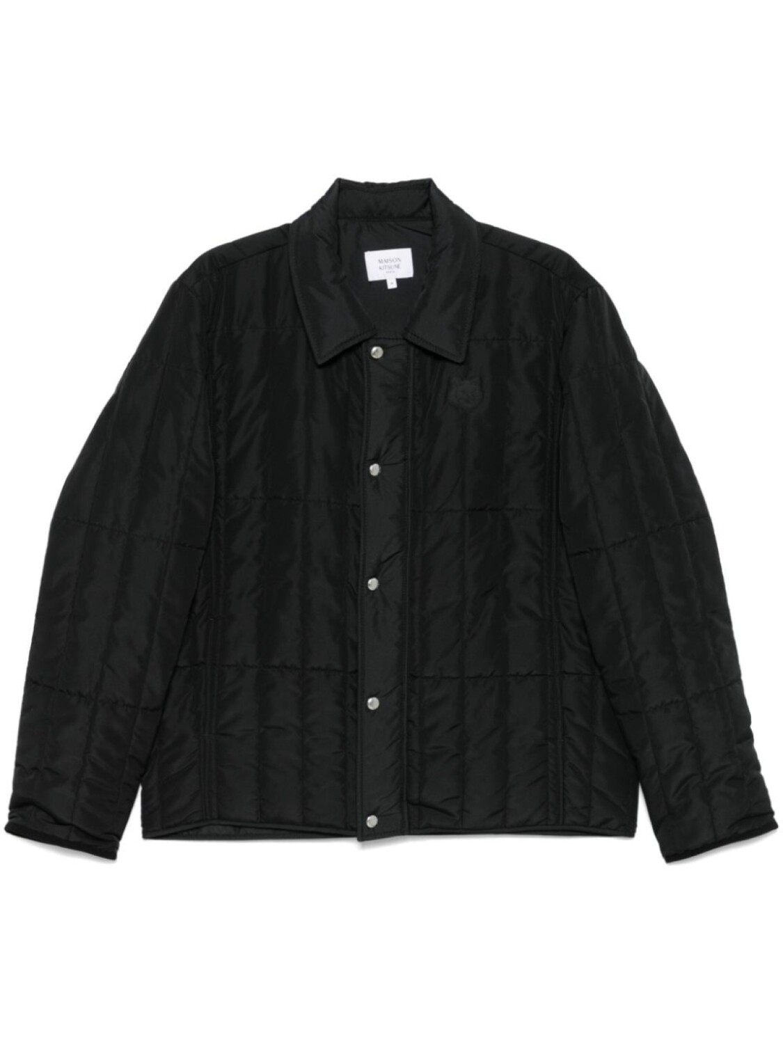 

Стеганая куртка Maison Kitsuné, черный