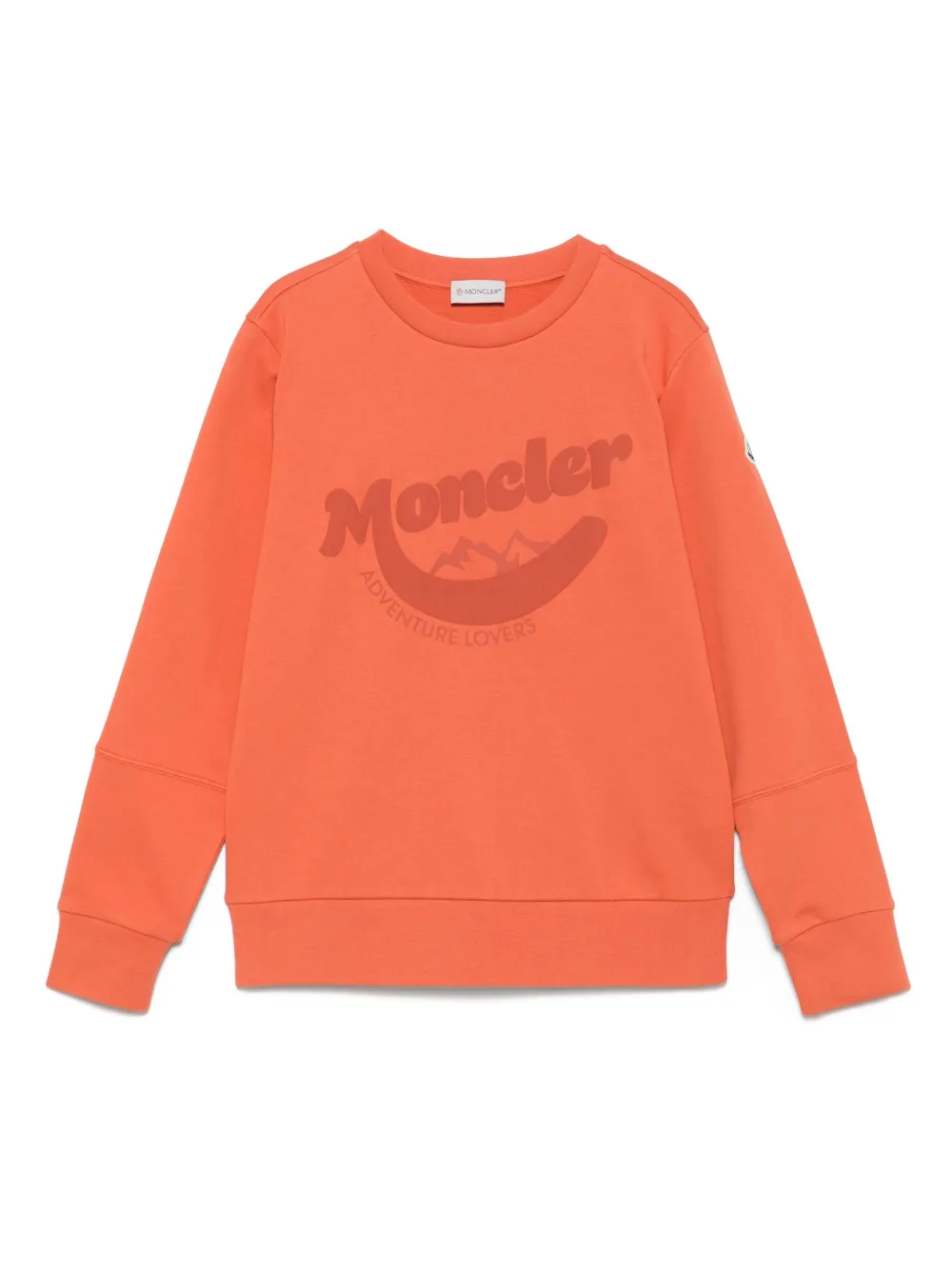 

Толстовка с логотипом Moncler Enfant, оранжевый